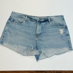 Good American denim shorts